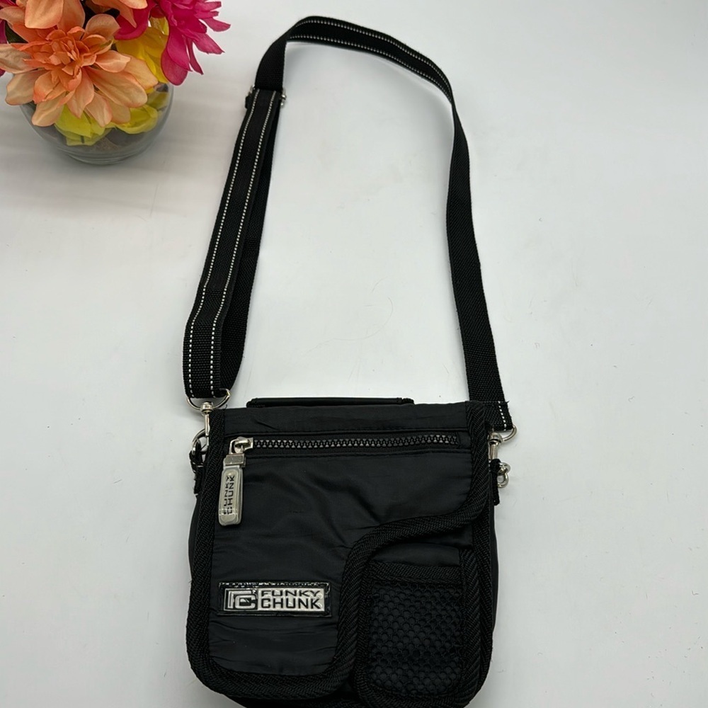 Funky Chunk Small Black Nylon Bag NYB6748